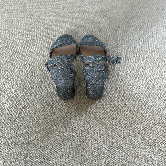Sparkly silver 3 inch high heels by launday. Worn one time. - Picture 3 of 3